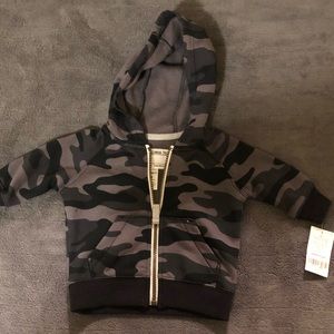 Carters Camo hoodie, brand new with tags